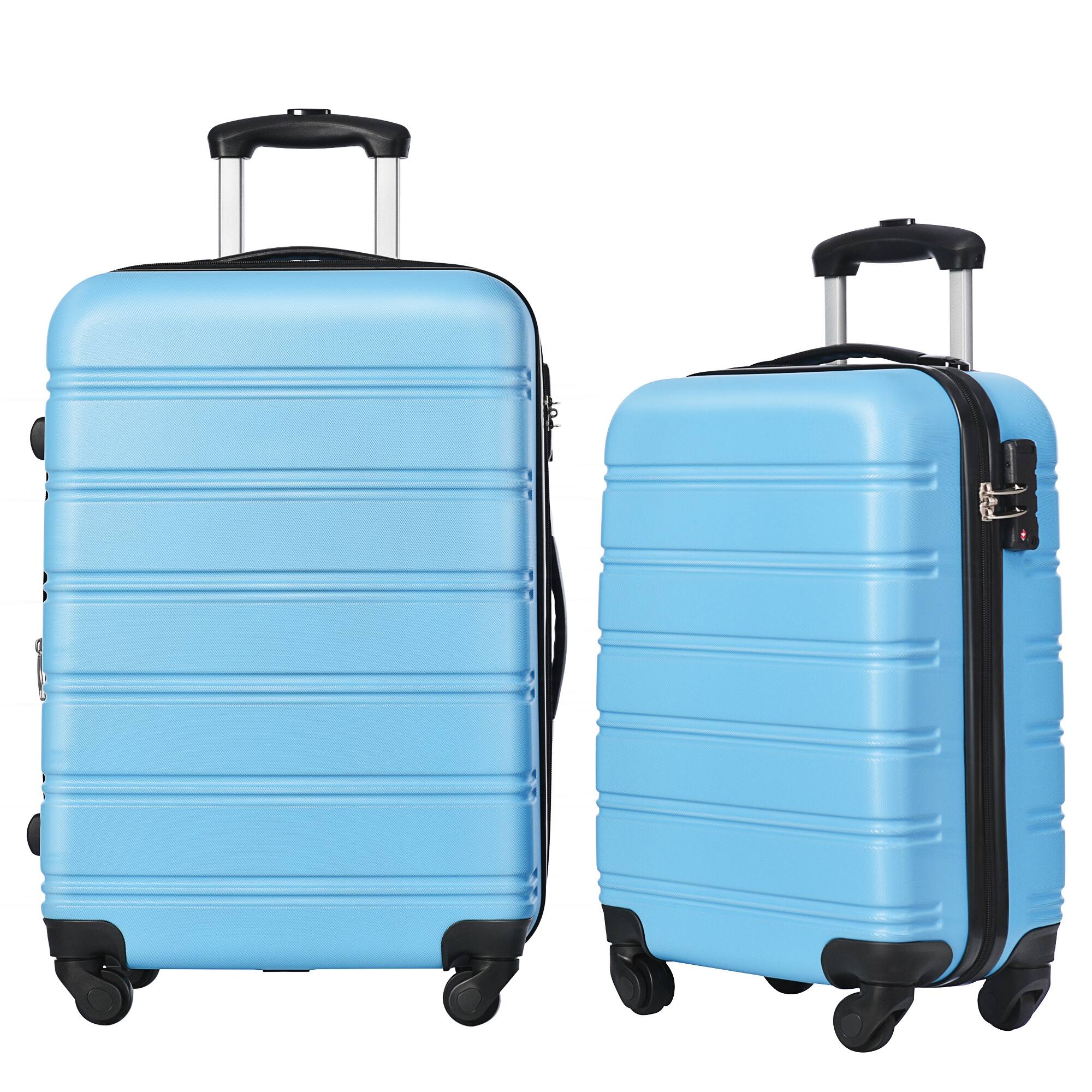 Complete Matching Luggage Set for Effortless Travel with 20" Small and 28" Large Suitcases